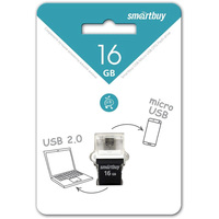USB Flash Smart Buy POKO 16GB (черный) [SB16GBPO-K]