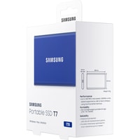 Внешний накопитель Samsung T7 1TB (синий)