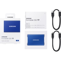 Внешний накопитель Samsung T7 1TB (синий)