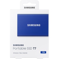 Внешний накопитель Samsung T7 1TB (синий)