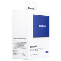 Внешний накопитель Samsung T7 1TB (синий)