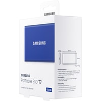 Внешний накопитель Samsung T7 500GB (синий)