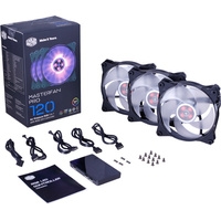 Вентилятор для корпуса Cooler Master MasterFan Pro 120 Air Pressure RGB MFY-P2DC-153PC-R1 (3 шт)
