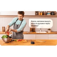 Умная колонка Яндекс Станция Мини (черный)