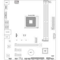 Материнская плата BIOSTAR A520MH Ver. 6.1