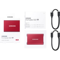 Внешний накопитель Samsung T7 2TB (красный)