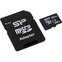 Карта памяти Silicon-Power microSDXC SP256GBSTXBU1V10SP 256GB (с адаптером)
