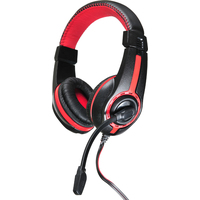 Наушники Oklick HS-L200 (черный/красный)