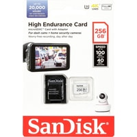 Карта памяти SanDisk High Endurance microSDXC SDSQQNR-256G-GN6IA 256GB