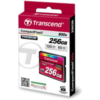 Карта памяти Transcend 800x CompactFlash Premium 256GB (TS256GCF800)