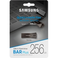 USB Flash Samsung BAR Plus 256GB (титан)