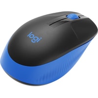 Мышь Logitech M190 (черный/синий)