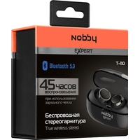 Наушники Nobby Expert T-110 (черный/золотистый)