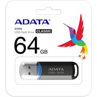 USB Flash A-Data C906 64GB (черный)