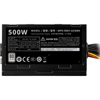 Блок питания Cooler Master Elite 500 230V V4 MPE-5001-ACABN