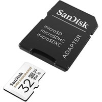 Карта памяти SanDisk High Endurance microSDHC SDSQQNR-032G-GN6IA 32GB (с адаптером)
