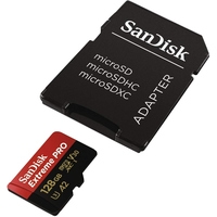 Карта памяти SanDisk Extreme PRO SDSQXCY-128G-GN6MA microSDXC 128GB (с адаптером)