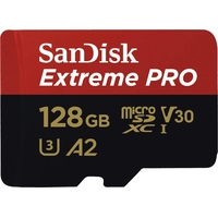 Карта памяти SanDisk Extreme PRO SDSQXCY-128G-GN6MA microSDXC 128GB (с адаптером)
