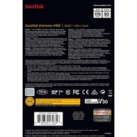 Карта памяти SanDisk Extreme PRO SDXC SDSDXXY-256G-GN4IN 256GB