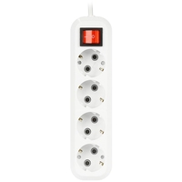 Удлинитель SmartBuy SBE-16-4-03-ZS