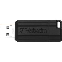 USB Flash Verbatim PinStripe 128GB (черный)