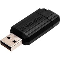 USB Flash Verbatim PinStripe 128GB (черный)