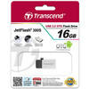 USB Flash Transcend JetFlash 380S 16GB Silver (TS16GJF380S)