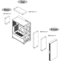 Корпус Thermaltake Versa T35 TG RGB CA-1R7-00M1WN-00