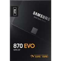 SSD Samsung 870 Evo 2TB MZ-77E2T0BW