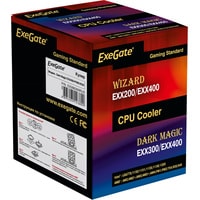 Кулер для процессора ExeGate Dark Magic EXX400-PWM.RGB EX286300RUS