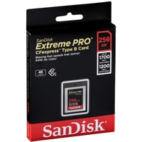 Карта памяти SanDisk Extreme Pro CFexpress Type B SDCFE-256G-GN4NN 256GB