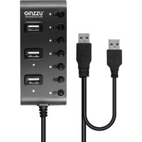 USB-хаб Ginzzu GR-487UAB