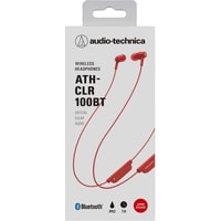Наушники Audio-Technica ATH-CLR100BT (красный)