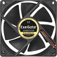 Вентилятор для корпуса ExeGate ExtraSilent ES08025H3P EX283376RUS