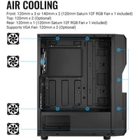 Корпус AeroCool Menace Saturn RGB-G-BK-v1