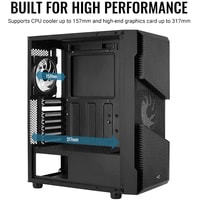 Корпус AeroCool Menace Saturn RGB-G-BK-v1