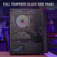 Корпус AeroCool Menace Saturn RGB-G-BK-v1