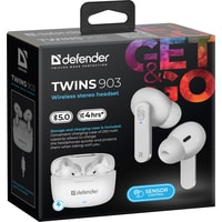 Наушники Defender Twins 903