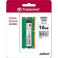 Оперативная память Transcend JetRam 16GB DDR4 SODIMM PC4-25600 JM3200HSE-16G