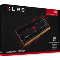 Оперативная память PNY XLR8 8GB DDR4 SODIMM PC4-25600 MN8GSD43200