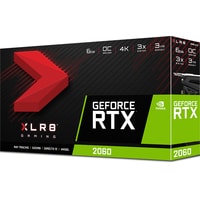 Видеокарта PNY GeForce RTX 2060 XLR8 OC Edition 6GB GDDR6 VCG20606SFPPB-O