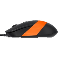Мышь A4Tech Fstyler FM10 (черный/оранжевый)