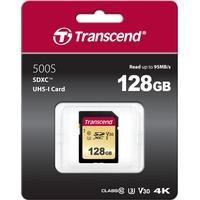 Карта памяти Transcend SDXC 500S 128GB