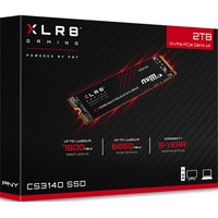 SSD PNY XLR8 CS3140 Heatsink 2TB M280CS3140-2TB-RB