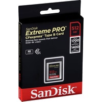 Карта памяти SanDisk Extreme Pro CFexpress Type B SDCFE-512G-GN4NN 512GB Карта памяти SanDisk Extreme Pro CFexpress Type B SDCFE-512G-GN4NN 512GB