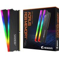 Оперативная память Gigabyte Aorus RGB 2x8GB DDR4 PC4-29800 GP-ARS16G37