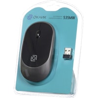 Мышь Oklick 535MW (черный/серый)