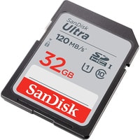 Карта памяти SanDisk Ultra SDHC SDSDUN4-032G-GN6IN 32GB