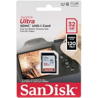 Карта памяти SanDisk Ultra SDHC SDSDUN4-032G-GN6IN 32GB