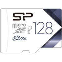 Карта памяти Silicon-Power Elite microSDXC SP128GBSTXBU1V21SP 128GB (с адаптером)